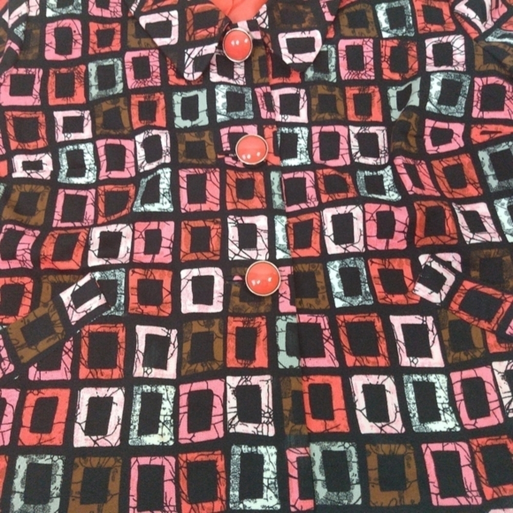 Geo pattern blazer - Picture 2 of 9